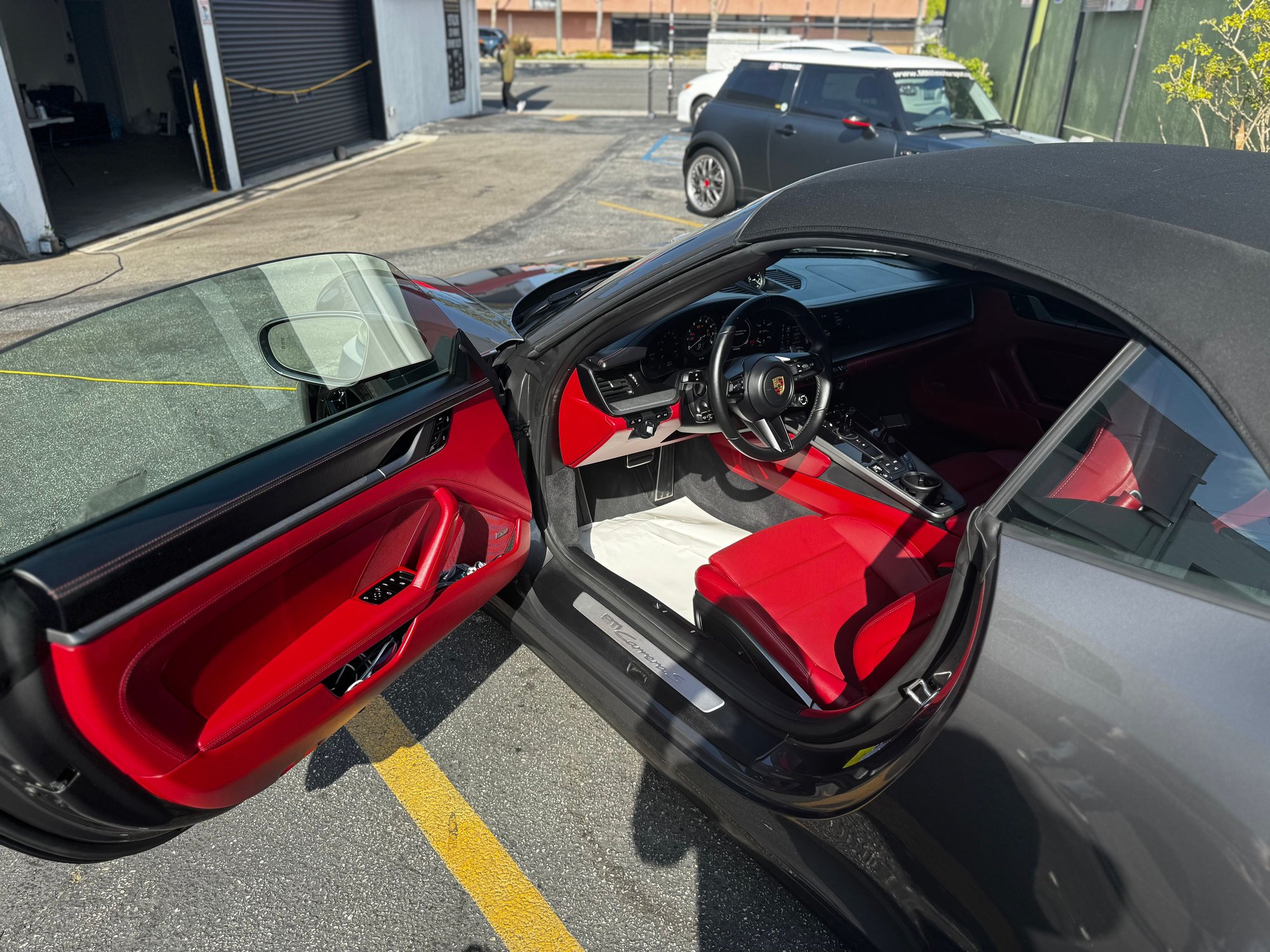 2021 Porsche 911 - 2021 992 Carrera S Cab -- 1 owner, 12k miles, Bordeaux Red interior -- NEW PRICE - Used - VIN WP0CB2A96MS248537 - 12,843 Miles - 6 cyl - 2WD - Automatic - Convertible - Gray - Hawthorne, CA 90250, United States