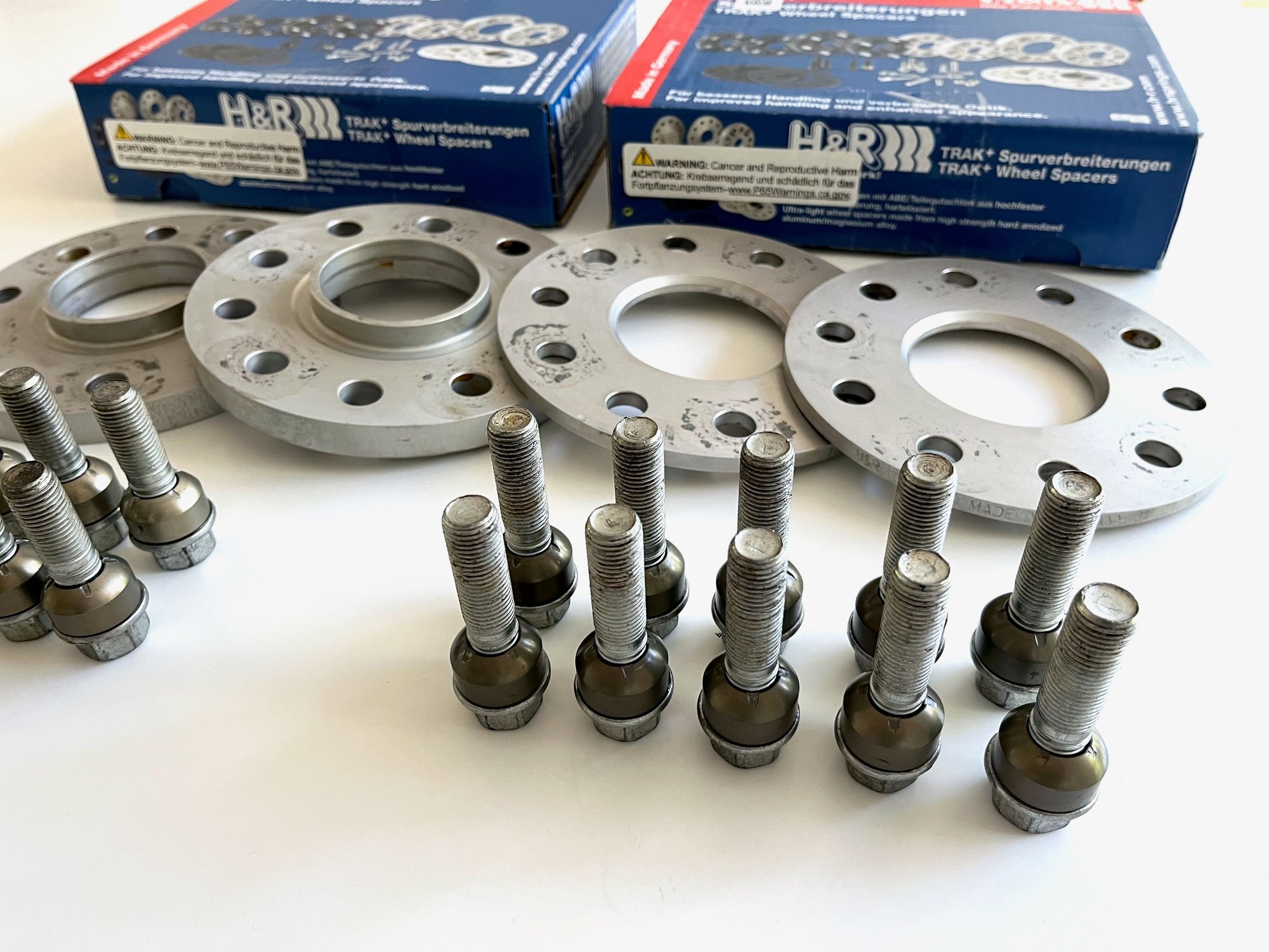 Wheels and Tires/Axles - H&R Trak+ Spacer Kit for Porsche 911 7mm / 15mm - Used - 2009 to 2019 Porsche 911 - Vancouver, BC V6J1T5, Canada