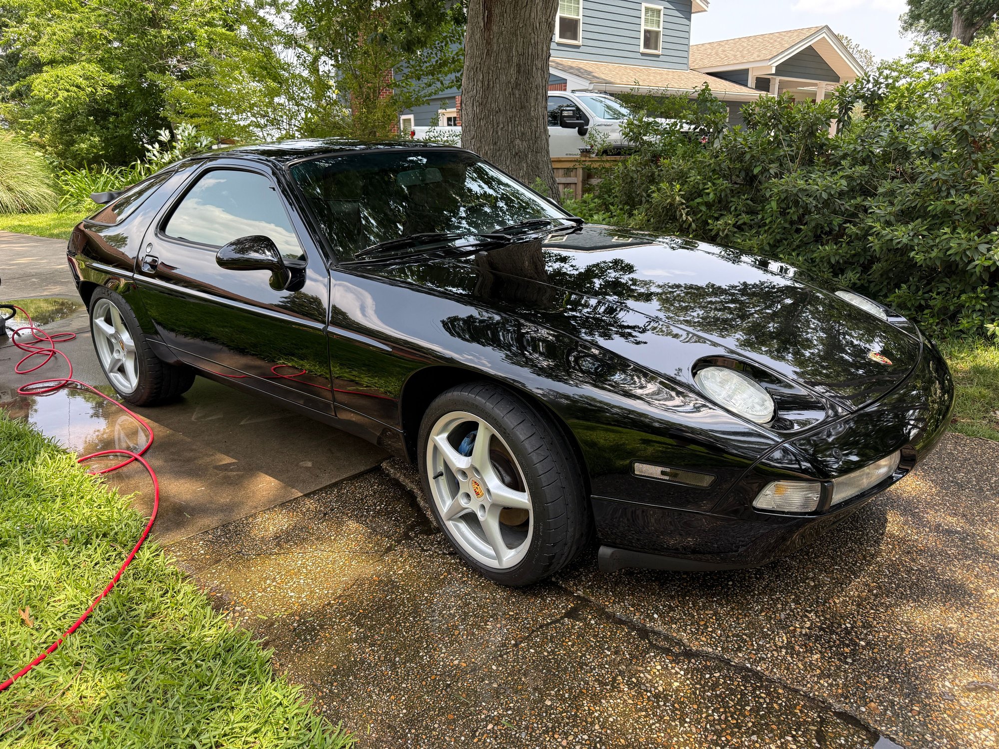 Just after picking it up.  I put the stock red and amber lenses in