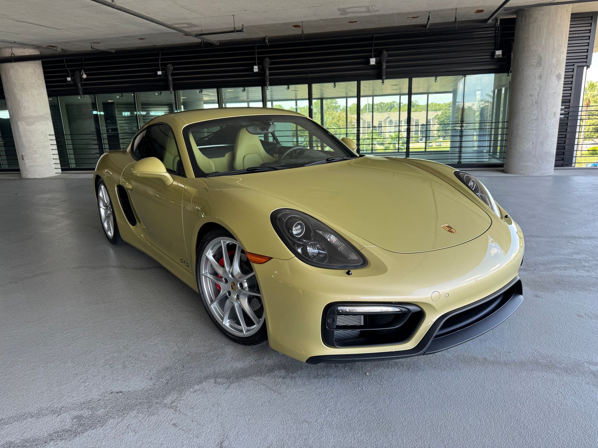 2015 Porsche Cayman - 2015 Cayman GTS Lime Gold Metallic - Used - VIN WP0AB2A80FK184139 - 3,289 Miles - 6 cyl - 2WD - Manual - Coupe - Gold - Orlando, FL 32811, United States