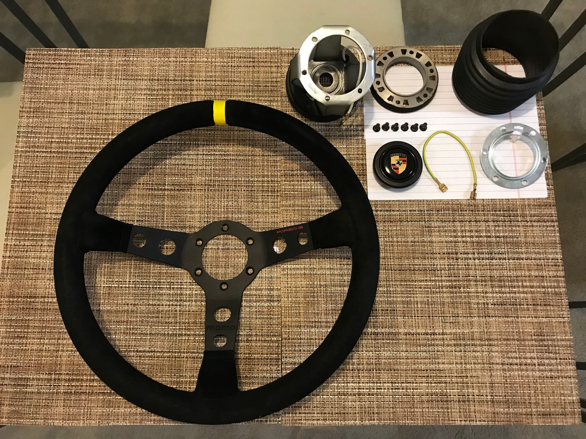 steering wheel momo cup hub porsche extended rennlist sold