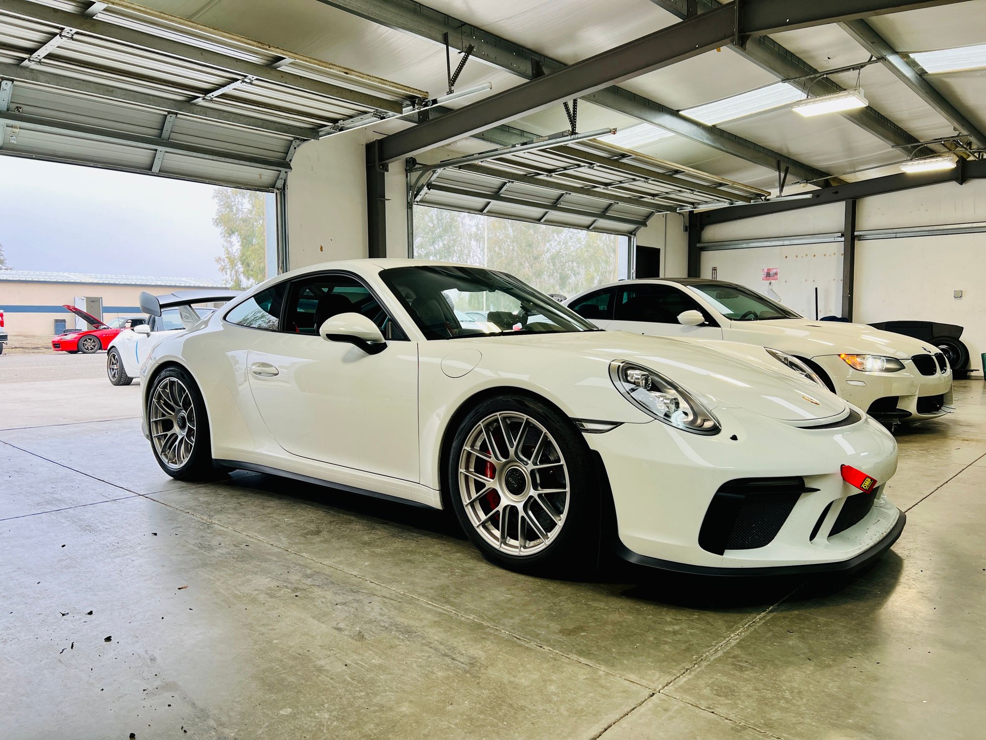 Wheels and Tires/Axles - Apex EC7-RS 991 GT3 / GT3 RS - 19" Fitment - Race Silver w/ Continental ECF 265/325 - Used - 2014 to 2019 Porsche GT3 - Brea, CA 92821, United States