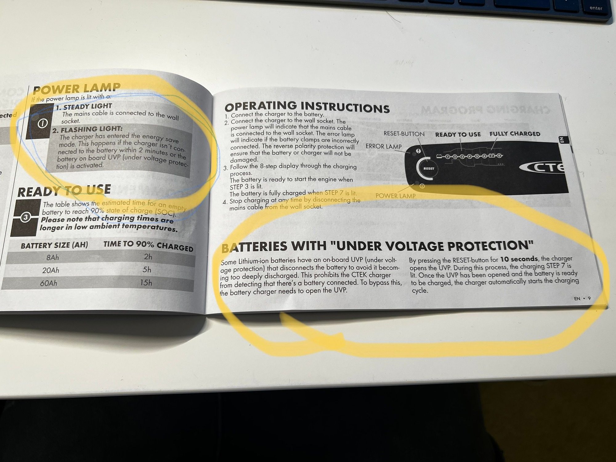 CTEK battery charger not work when battery totally dead Rennlist