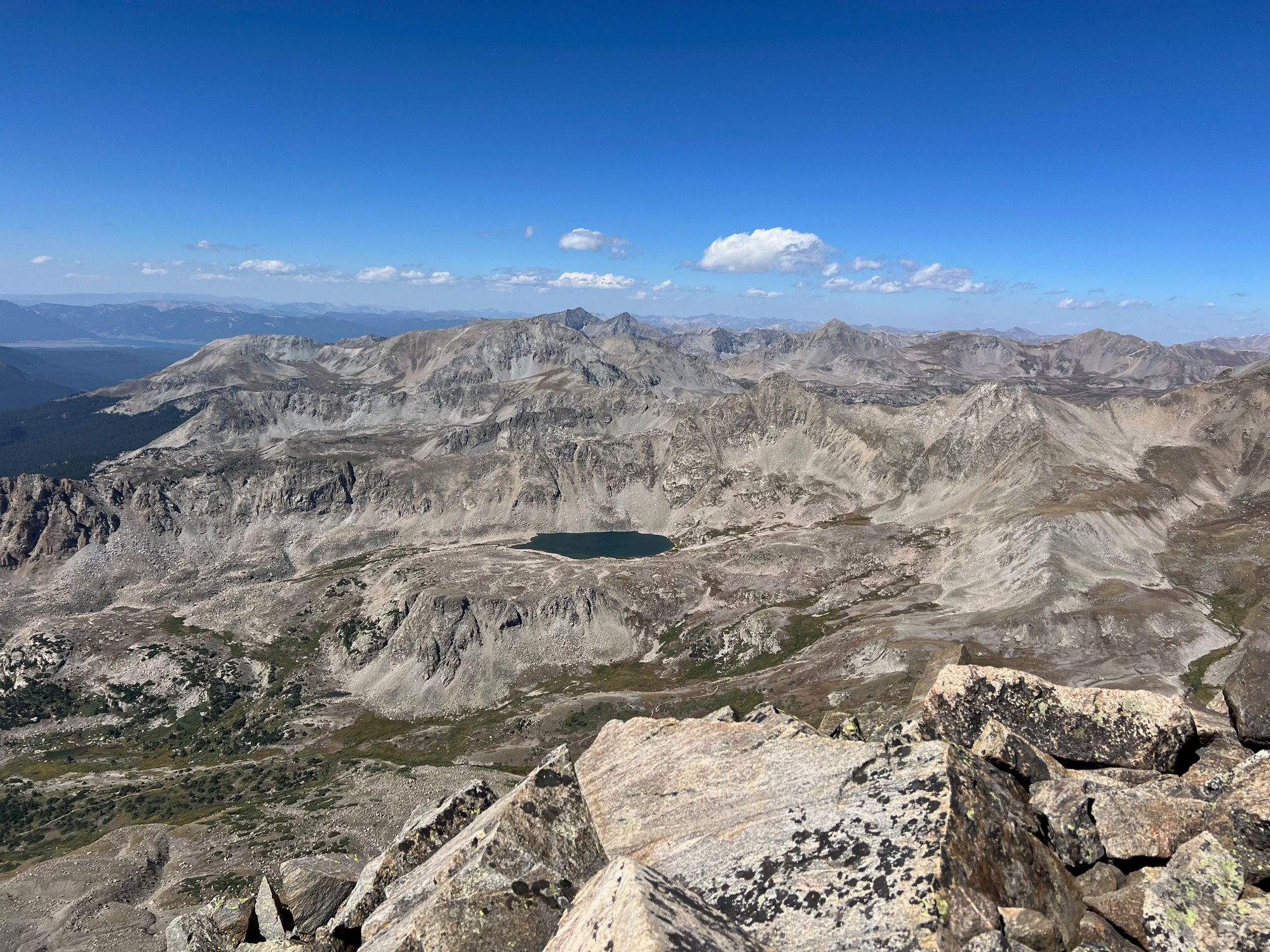 From Mt. Columbia at 14,000+ ft.  You get the idea...