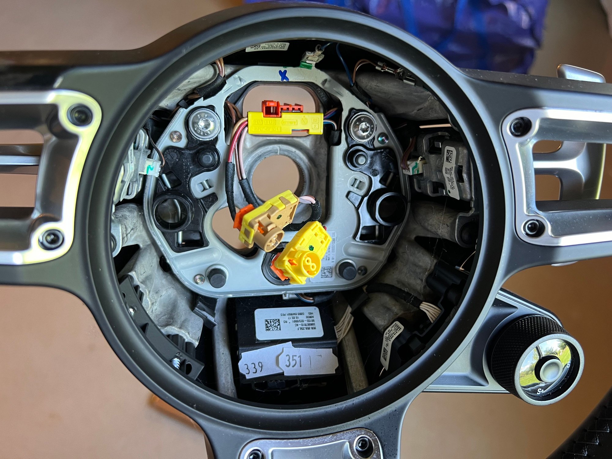 Interior/Upholstery - 991.2 GT Sport (GT3) Style Leather Steering Wheel - Used - 2015 to 2019 Porsche Cayman GT4 - 2012 to 2019 Porsche 911 - St. Joseph, MI 49085, United States