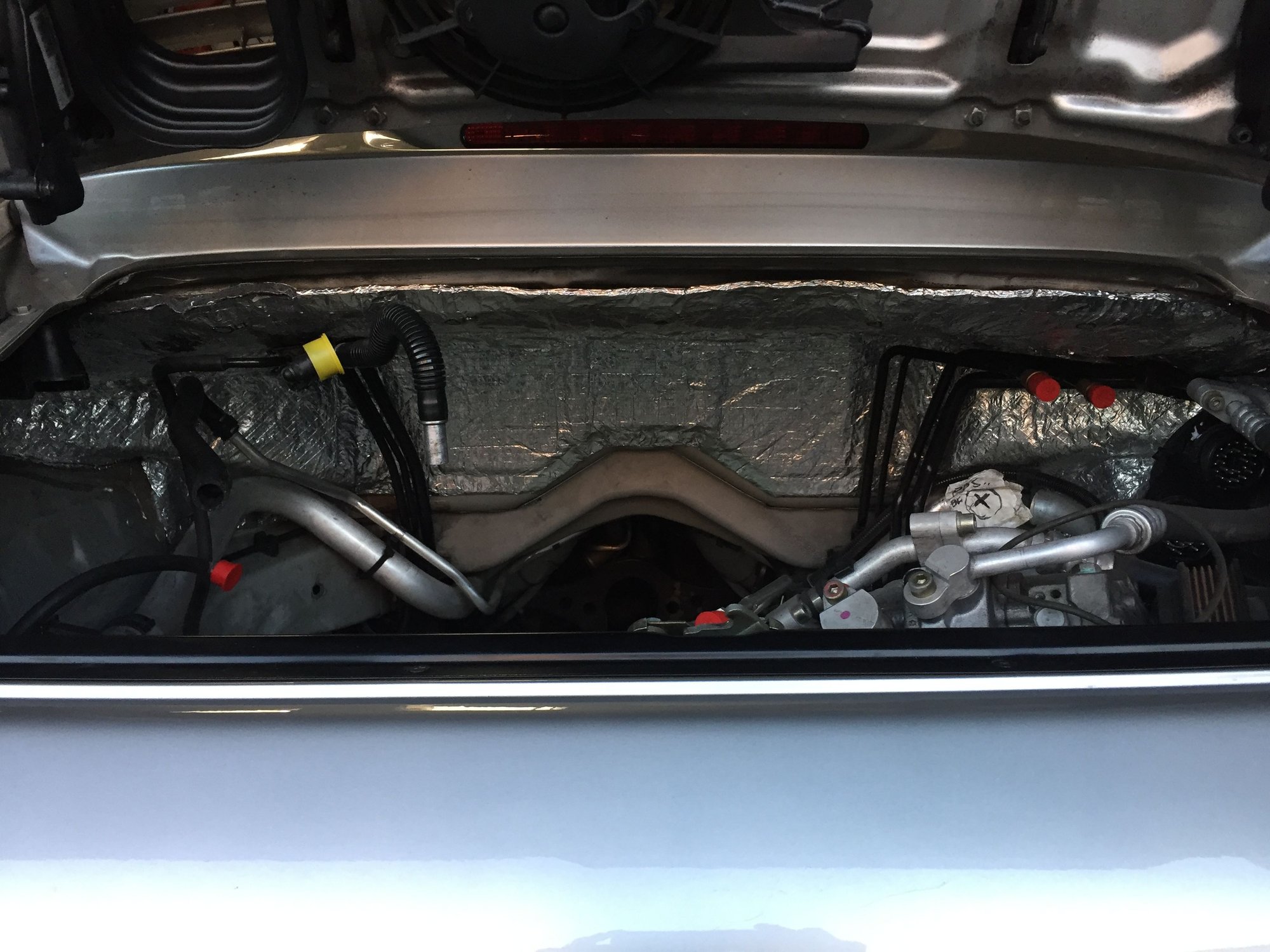 Engine bay insulation vs no insulation Rennlist Porsche Discussion