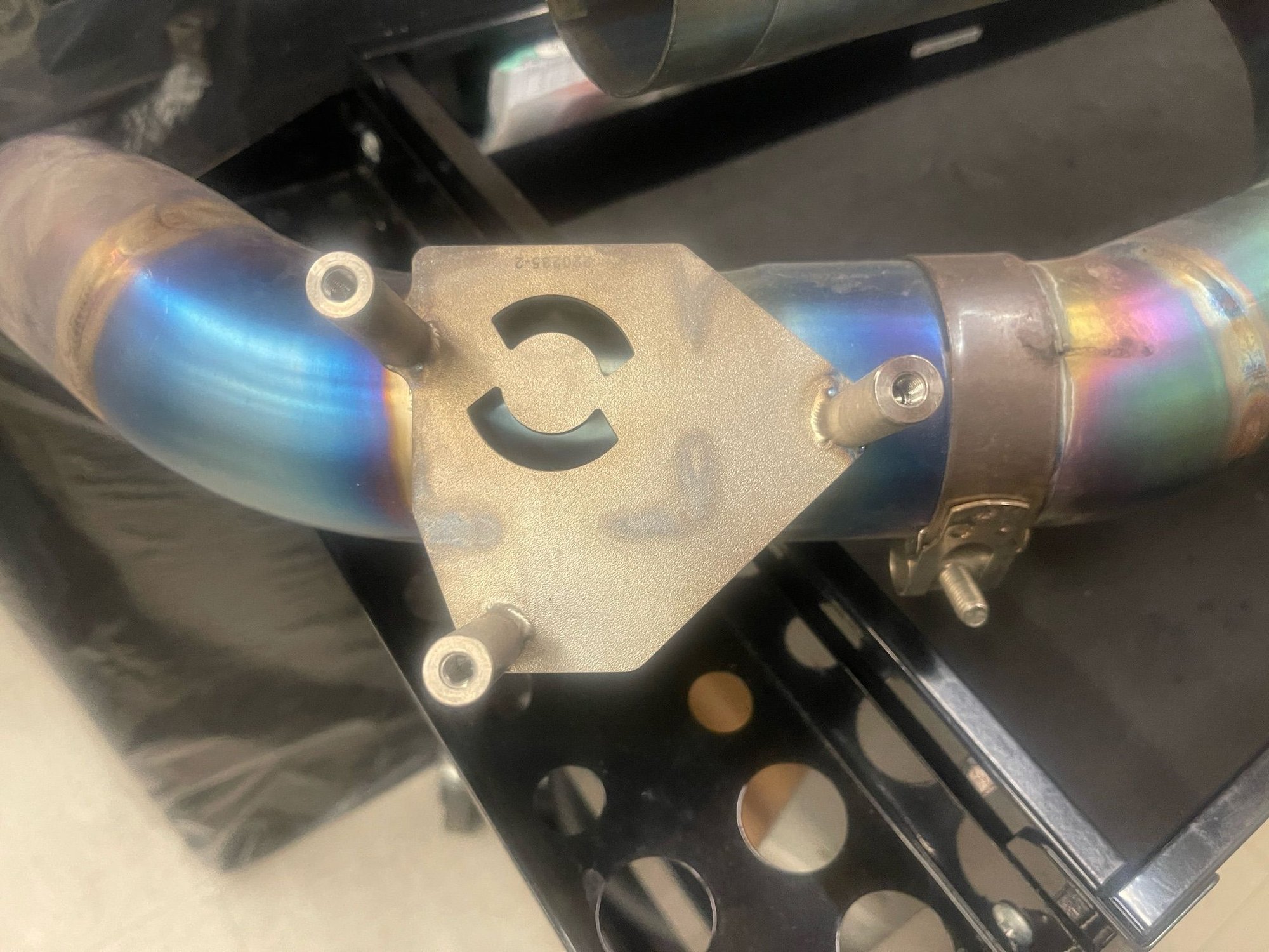 Engine - Exhaust - 992 JCR titanium center section for turbo 3.7 or 3.0 - Used - 2020 to 2024 Porsche 911 - Monarch Bay, CA 92629, United States