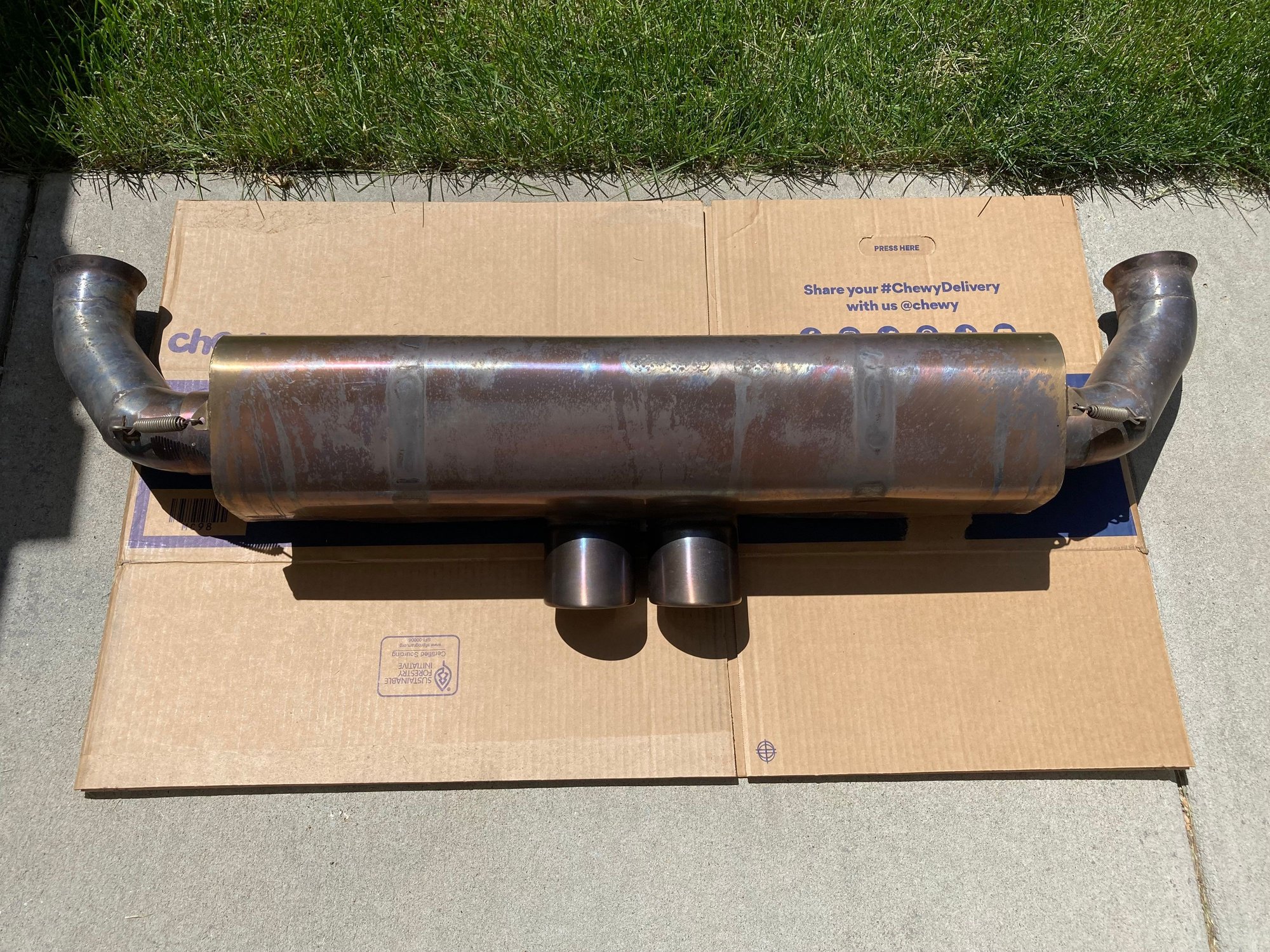 Engine - Exhaust - M&M Exhaust - Center w/ Side Deletes - Used - -1 to 2027  All Models - Denver, CO 80210, United States