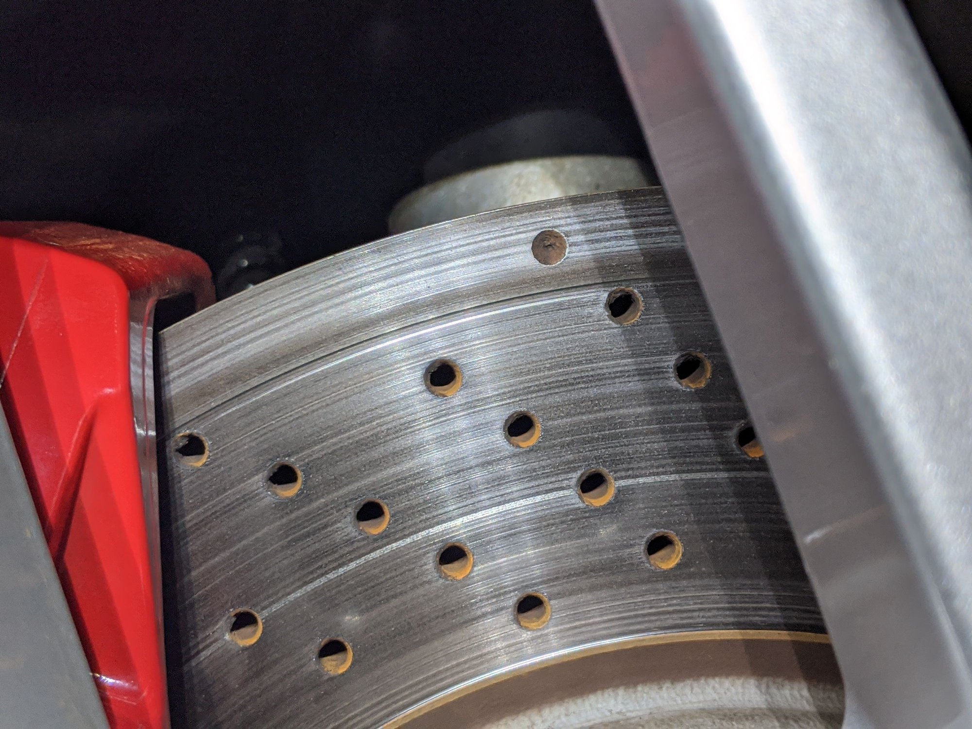 Not bore scoring, but brake rotor scoring ! Rennlist Porsche