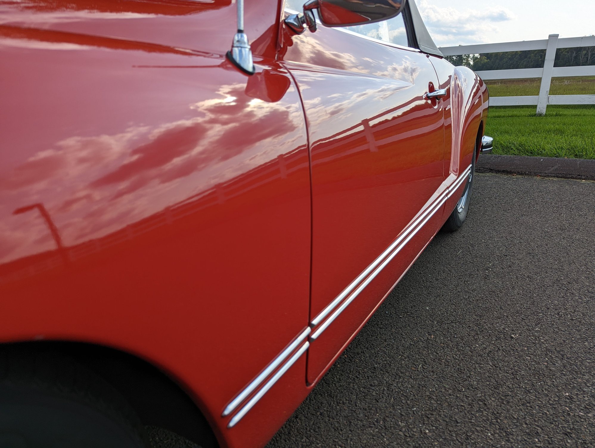 1974 Volkswagen Karmann Ghia - 1974 Volkswagen Karmann Ghia - Original, Unrestored, 39k Miles - Used - VIN 1442668038 - 39,200 Miles - 4 cyl - 2WD - Manual - Convertible - Red - Simsbury, CT 06070, United States