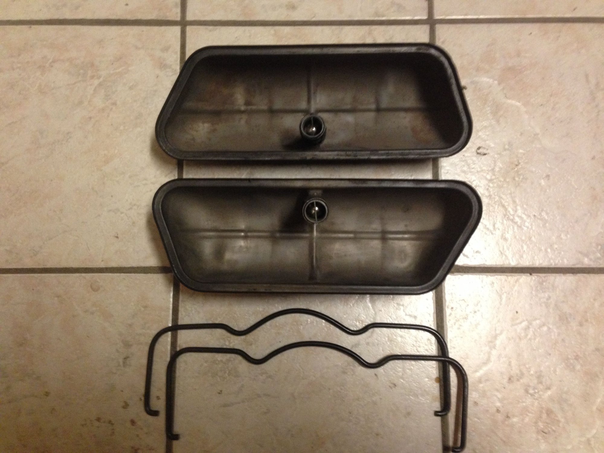 porsche 356 S90 vented valve covers with bails restored Rennlist