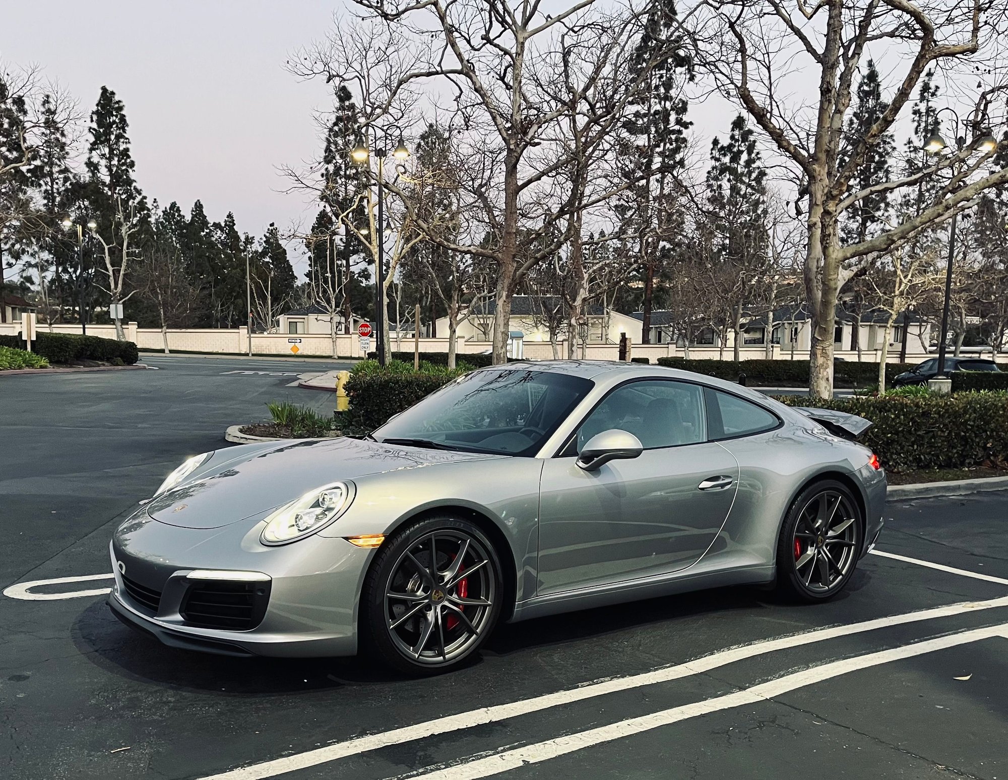 Wheels and Tires/Axles - WTT: 991.2 Base/S OEM Satin platinum Wheels for your Satin Black wheels (SoCal) - Used - 2017 to 2019 Porsche 911 - Laguna Niguel, CA 92653, United States