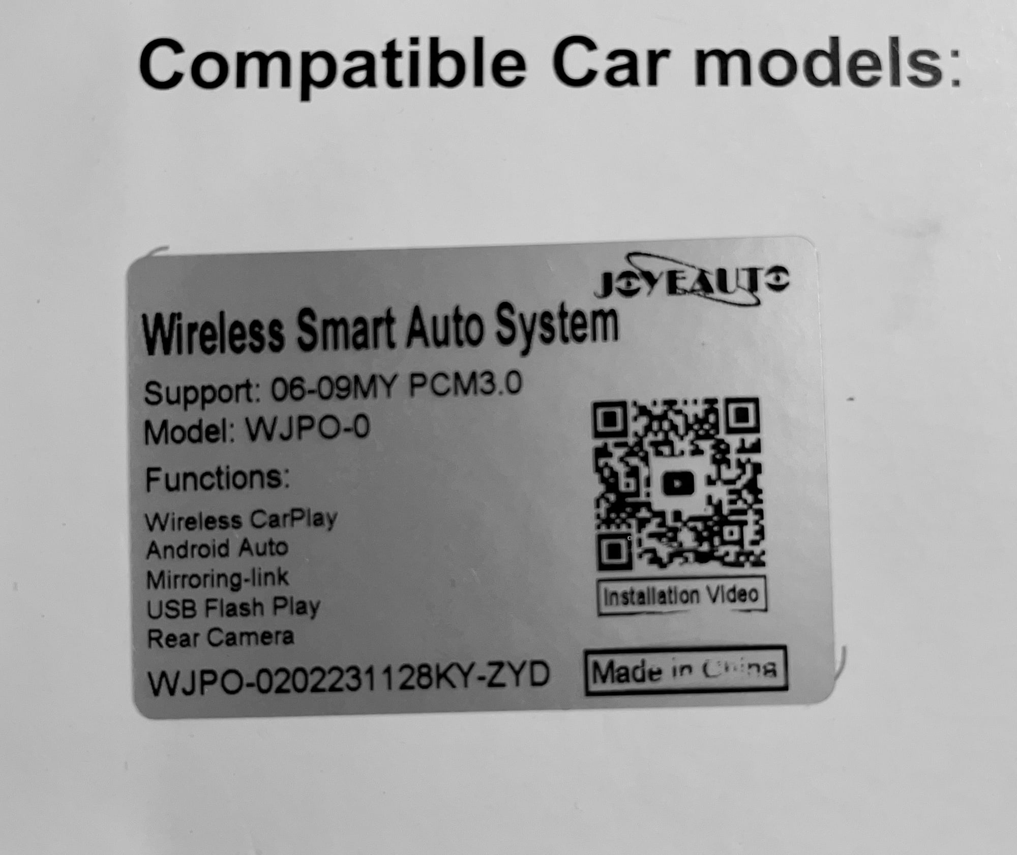 Audio Video/Electronics - New - In Box JoyeAuto Wireless Apple CarPlay/Android Auto Module - for PCM 3.0 - New - Chesterfield, VA 23838, United States