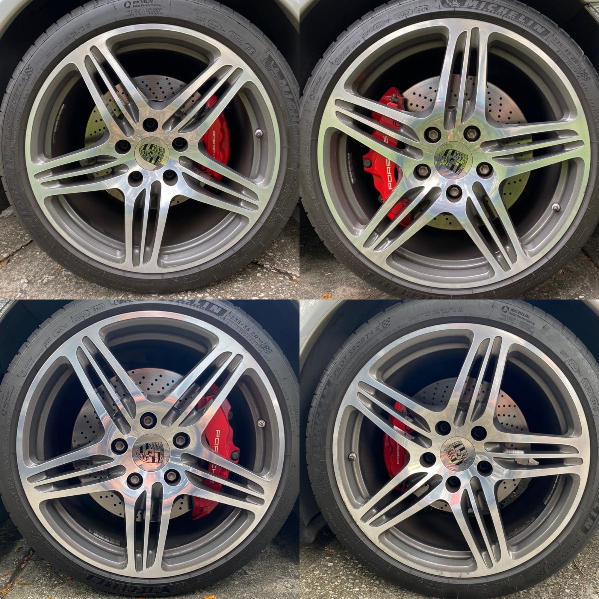 Wheels and Tires/Axles - Porsche 911 997 Turbo OEM Forged Wheels (set of 4, no tires) - Used - 2001 to 2013 Porsche 911 - Tampa, FL 33629, United States