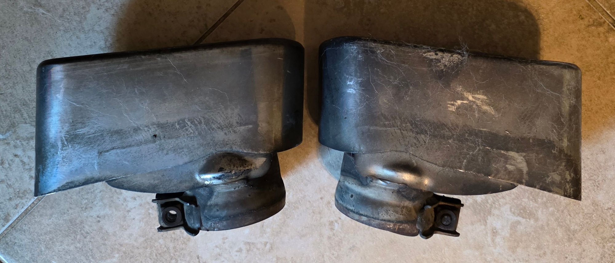 Engine - Exhaust - 997.1 Turbo Exhaust Tips - Used - 2007 to 2008 Porsche 911 - Austin, TX 78731, United States