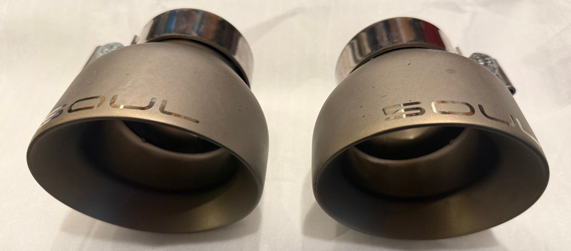 Engine - Exhaust - SOUL muffler tips for 4.0L 718 GTS, 718 GT4, 718 Spyder - Used - All Years  All Models - San Francisco, CA 94129, United States