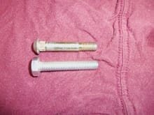 M8 x 45mm bolt to replace the spinning stud.
