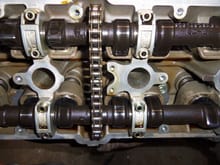 Driver's side cylinder head.