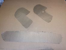 Cut using a Dremel and ready to paint flat black.