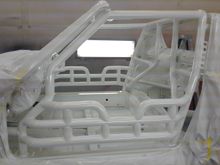 A small teaser in the spray booth GP White ¡