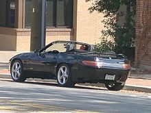 In-front of Jimmy John's and the new Student apartments on Clemson Blvd