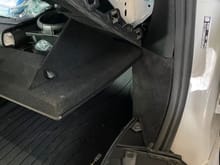 Passenger Trim side panel removal 