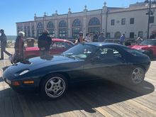 My wife enjoying the sun and weather. My 93 GTS manual 