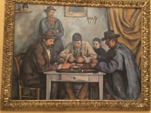   This picture titled “The card players”, Paul Cezanne 1890-1892