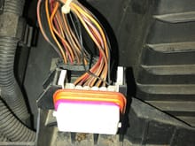 External harness. Easy to replace. 