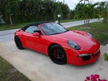 Guards red is a classic color for Porsches
