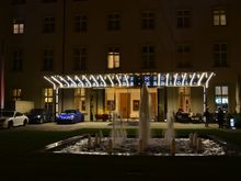 Rock star parking for the Club Coupe at the Hotel de Medici in Dusseldorf!