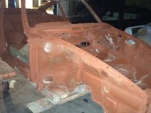 Apparently sprayed with rust......