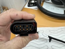 Here is the plug on the sensor pad that connects to the controller
