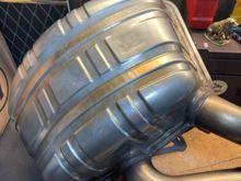 Factory 997.1 S, non-valved muffler, pre-modification 