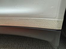 Driver Side paint protection texture scratch