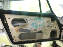 autographed on film and inside door speaker connector