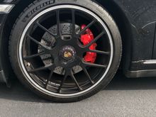 These are the wheels I have.  Center locks and I think they are called the RS Spyder wheels. 