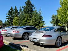 With fellow 997 brethren at Griot’s Garage 