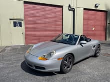 My 2000 Porsche Boxster S at the shop today (driver's side)