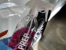 Gyeon Prep removes any polish residue that could interfere with the proper bonding of the ceramic coating. 