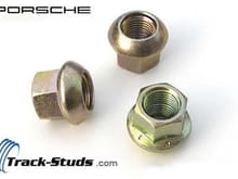 Porsche Steel Wheel Nuts.  Nuts must use a proper 14mm radius.  Other nuts sold as &quot;ball seat&quot; nut are NOT proper Porsche 14mm radius and are unsafe.
