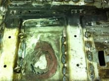 seam welded drivers side floor pan