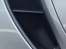 Porsche Side Intake mesh screens for the 981 Boxster and Cayman www.radiatorgrillstore.com