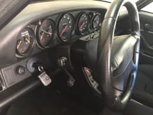 Steering wheel spacer on a 996