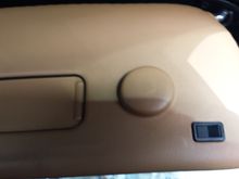 993TT passenger visor map light switch + vanity mirror