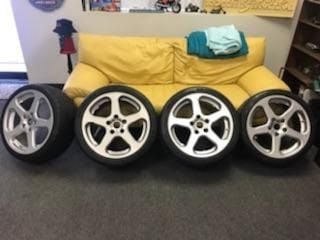 Wheels and Tires/Axles - RUF wheels, 8.5 and 11 by 19 with nearly new Michelin's - Used - 2003 to 2019 Porsche 911 - Marlborough, MA 01752, United States