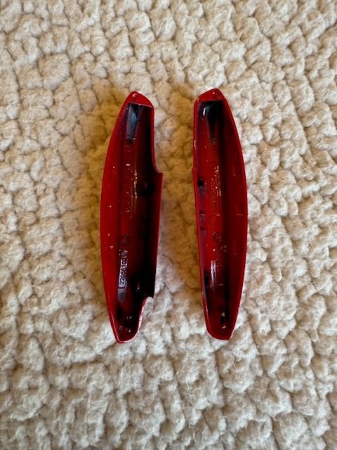 Accessories - Porsche OEM 991 Carrera Painted Key Fob Trim Guards Red - Used - 2020 to 2024 Porsche 911 - Atlanta, GA 30342, United States