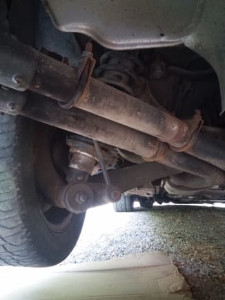 85 928 exhaust with straight pipe RMB