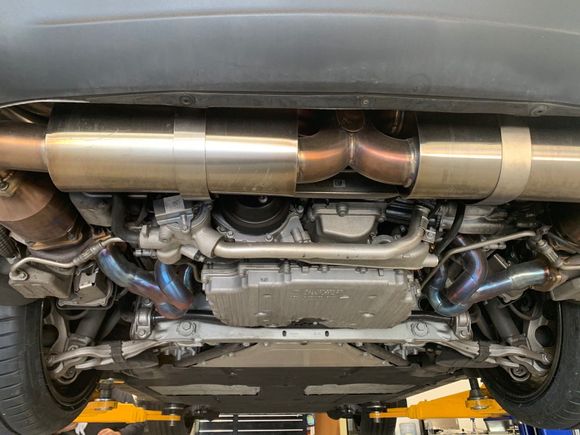 Always good to see the Kline headers and exhaust when its up on the jack.