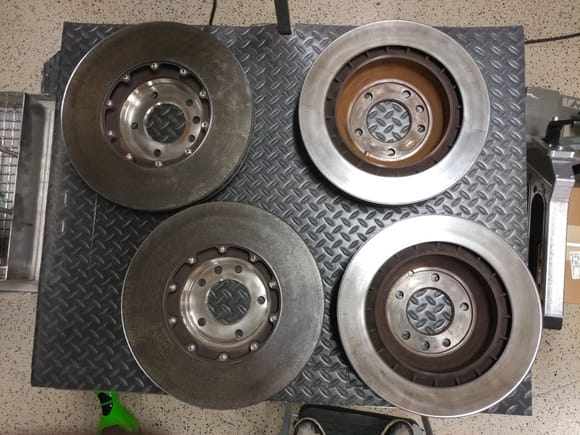 Rotors cleaned up too - insides